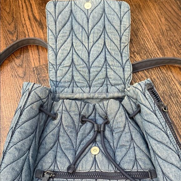 Kate Spade | Ellie Denim Large Flap Backpack main image 8